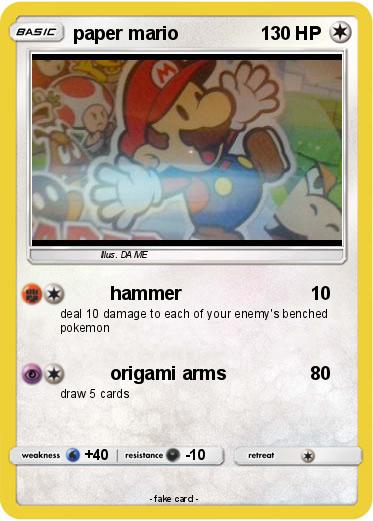Pokemon paper mario