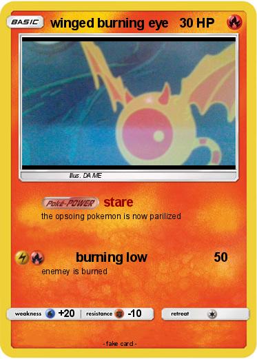 Pokemon winged burning eye