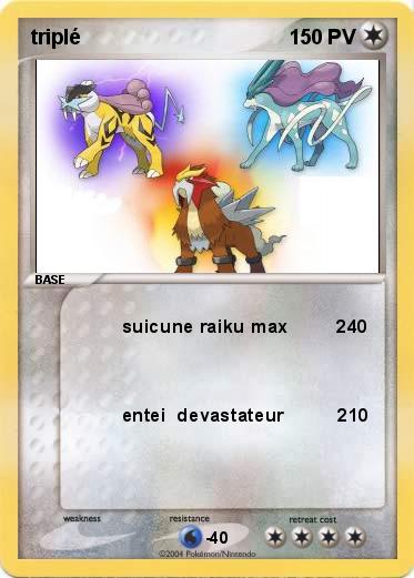 Pokemon triplé