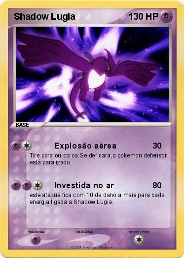 Pokemon Shadow Lugia