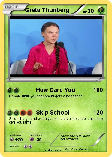 Pokemon Greta Thunberg