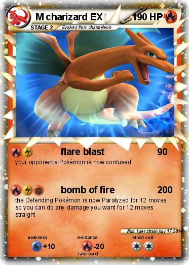 Pokemon M charizard EX