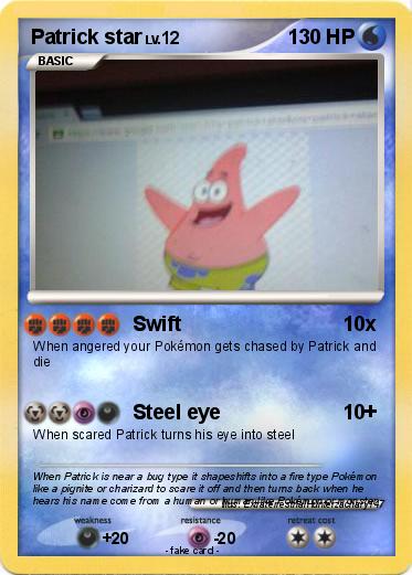 Pokemon Patrick star