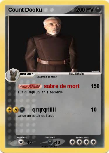 Pokemon Count Dooku