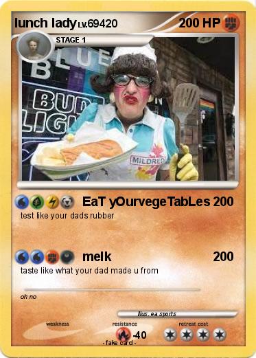 Pokemon lunch lady