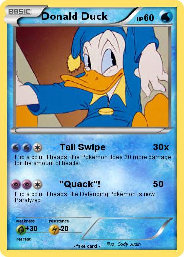 Pokemon Donald Duck