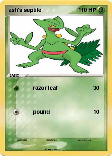 Pokemon ash's septile