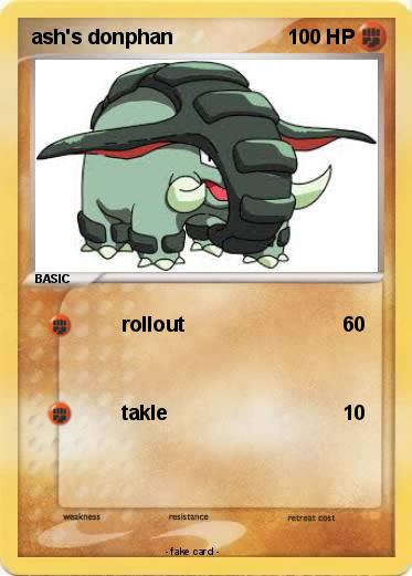 Pokemon ash's donphan