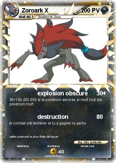 Pokemon Zoroark X