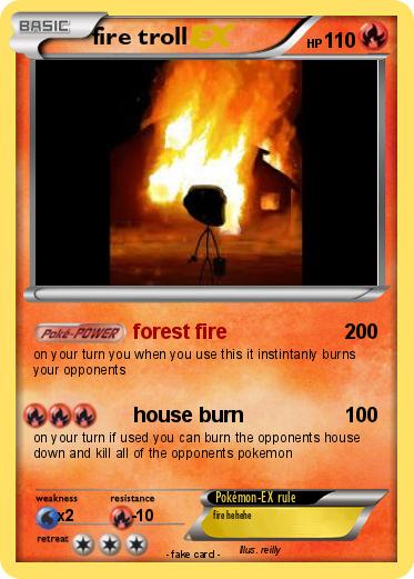 Pokemon fire troll
