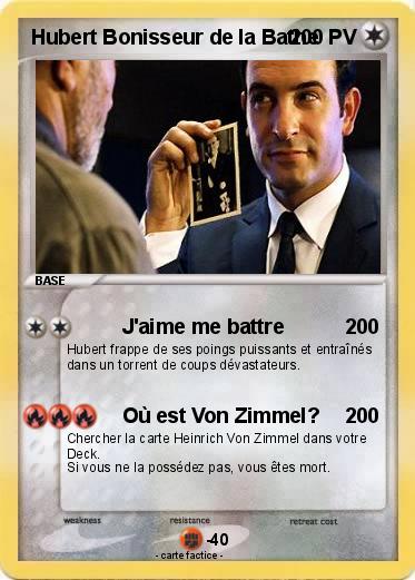 Pokemon Hubert Bonisseur de la Bathe