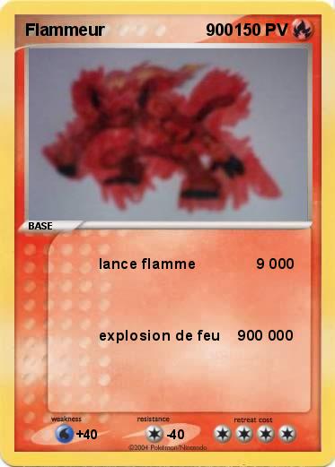 Pokemon Flammeur                      900  