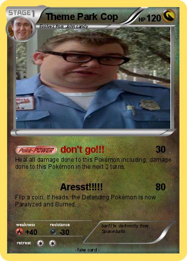 Pokemon Theme Park Cop