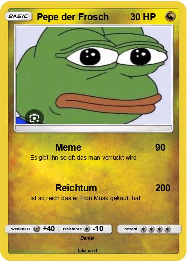 Pokemon Pepe der Frosch