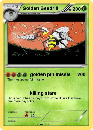 Pokemon Golden Beedrill