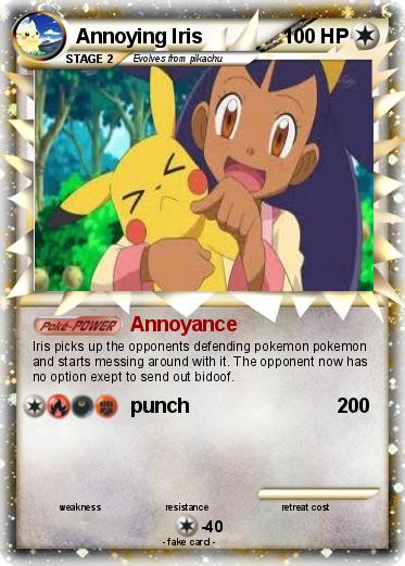 Pokemon Annoying Iris