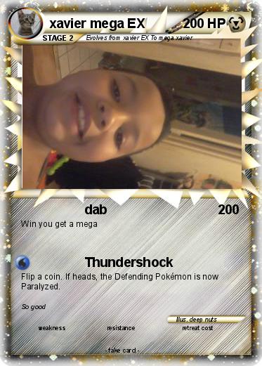 Pokemon xavier mega EX