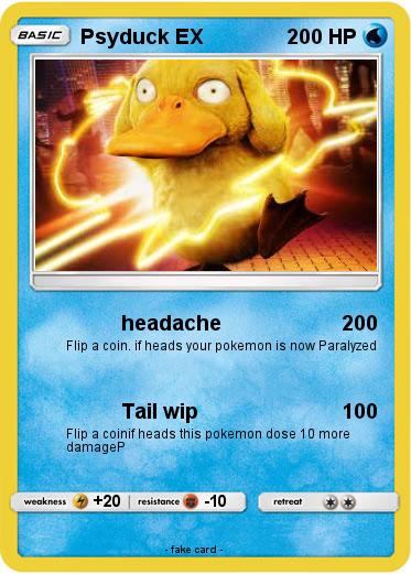 Pokemon Psyduck EX