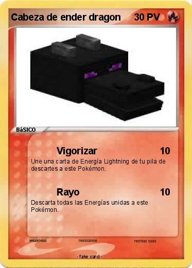 Pokemon Cabeza de ender dragon