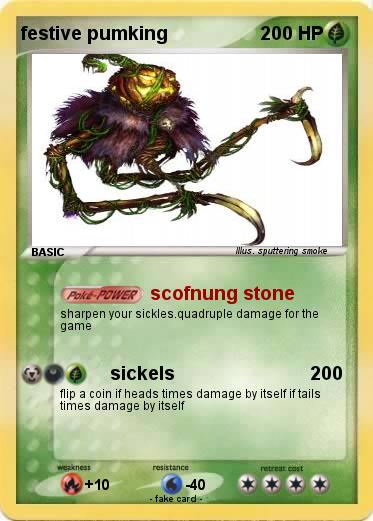 Pokemon festive pumking