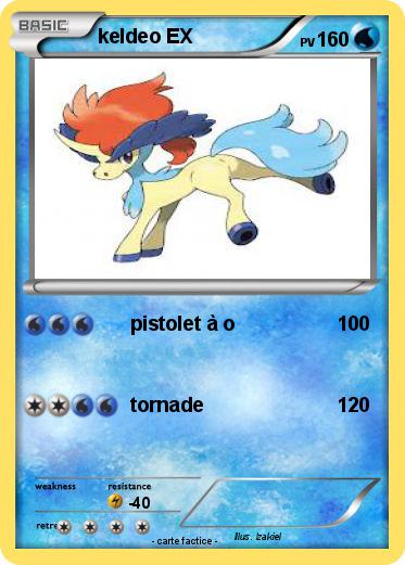 Pokemon keldeo EX