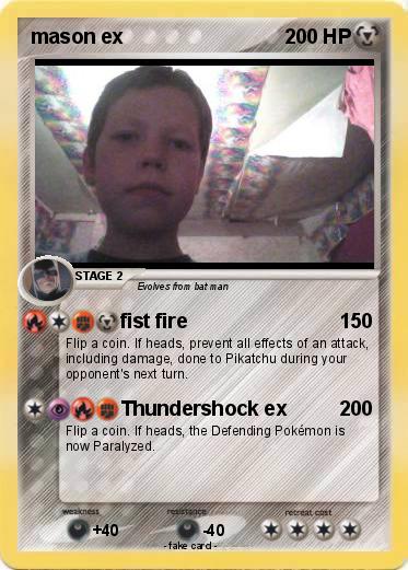 Pokemon mason ex