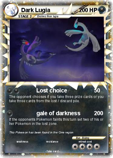 Pokemon Dark Lugia