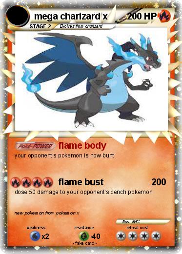Pokemon mega charizard x
