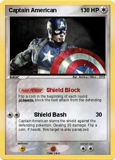 Pokemon Captain American