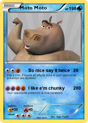 Pokemon Moto Moto