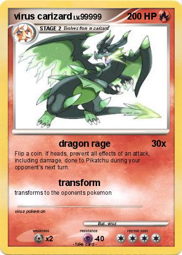 Pokemon virus carizard