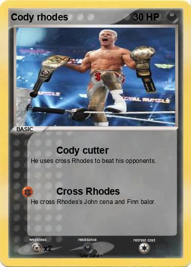 Pokemon Cody rhodes