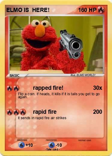 Pokemon ELMO IS  HERE!