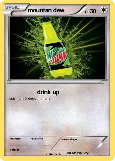 Pokemon mountan dew