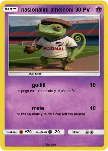 Pokemon nasionalini ameleoni