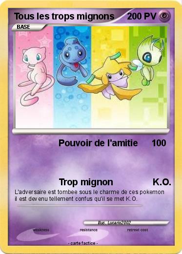 Pokemon Tous les trops mignons