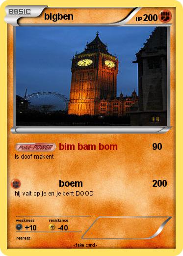 Pokemon bigben