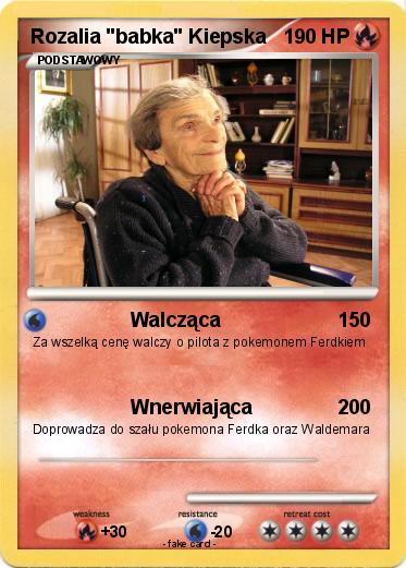 Pokemon Rozalia "babka" Kiepska