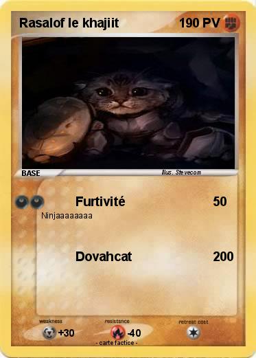 Pokemon Rasalof le khajiit