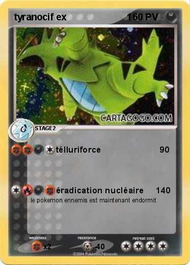 Pokemon tyranocif ex                       1