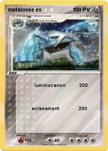 Pokemon metalosse ex                     1