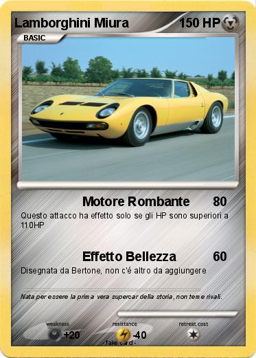Pokemon Lamborghini Miura
