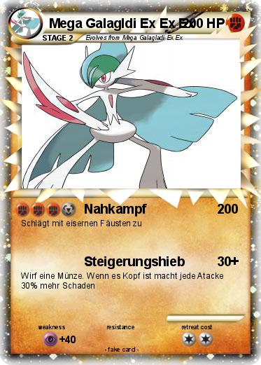 Pokemon Mega Galagldi Ex Ex Ex