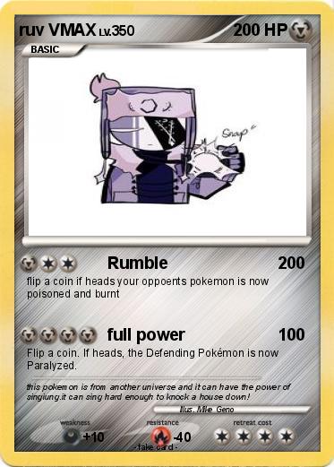 Pokemon ruv VMAX