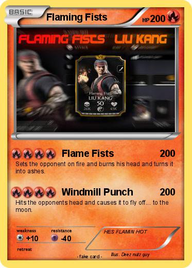 Pokemon Flaming Fists