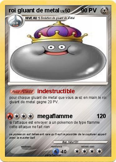 Pokemon roi gluant de metal
