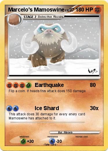 Pokemon Marcelo's Mamoswine