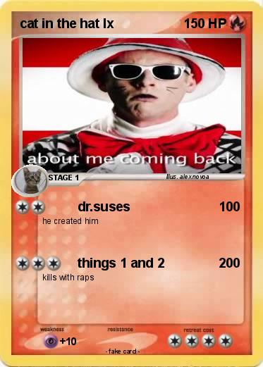 Pokemon cat in the hat lx