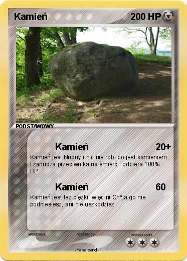 Pokemon Kamień