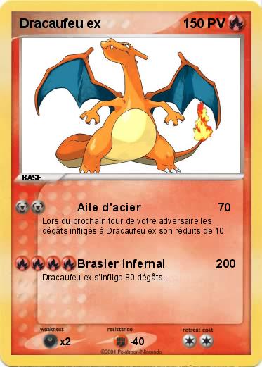 Pokemon Dracaufeu ex